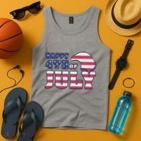 Happy 4th Of July Eagle American Tank Top thumb 4