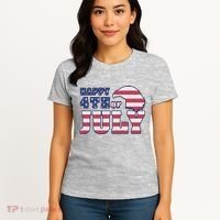 Happy 4th Of July Eagle American Women's T-Shirt thumb 4
