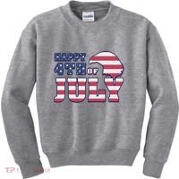 Happy 4th Of July Eagle American Kids Sweatshirt thumb 0