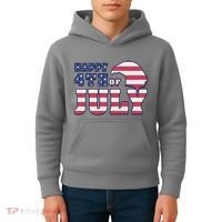 Happy 4th Of July Eagle American Kids Hoodie thumb 4