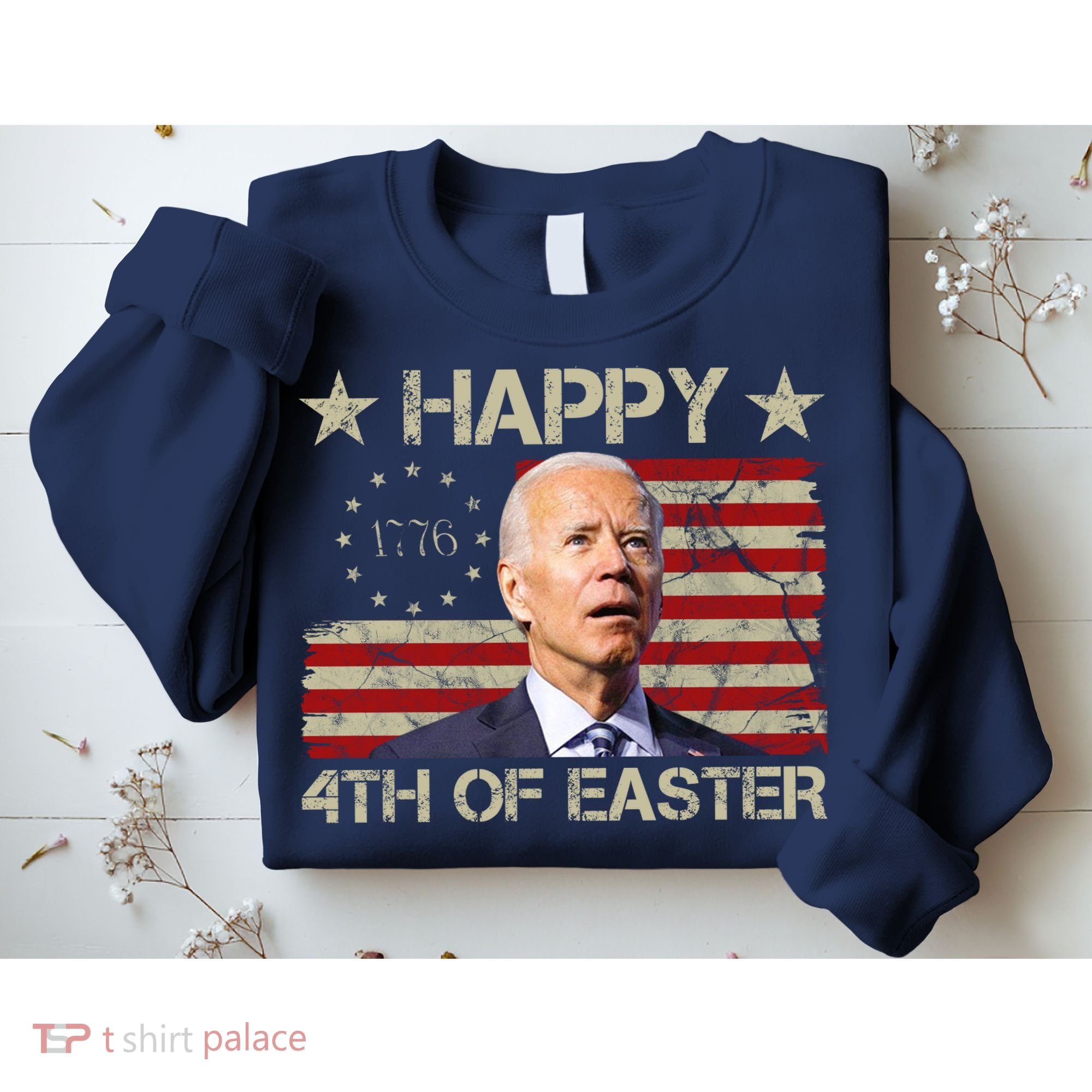 Happy 4th Of Easter Funny Usa Anti Biden Sweatshirt