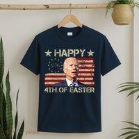 Happy 4th Of Easter Funny Usa Anti Biden T-Shirt thumb 2