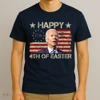 Happy 4th Of Easter Funny Usa Anti Biden T-Shirt thumb 3