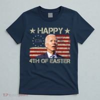 Happy 4th Of Easter Funny Usa Anti Biden T-Shirt thumb 5
