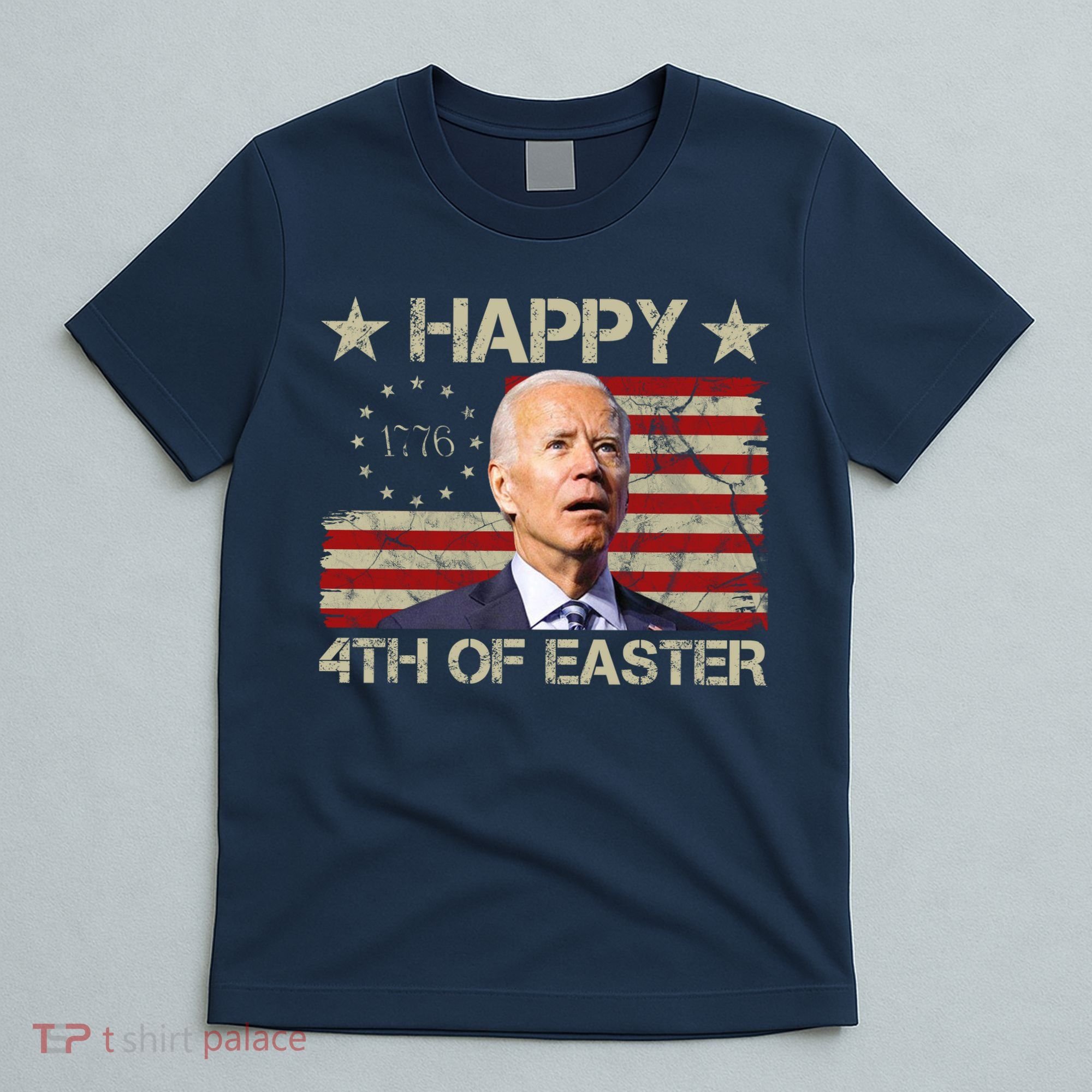 Happy 4th Of Easter Funny Usa Anti Biden T-Shirt