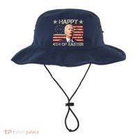 Happy 4th Of Easter Funny Usa Anti Biden Bucket Hat thumb 0