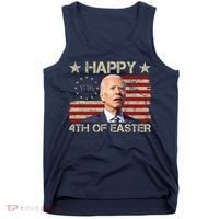 Happy 4th Of Easter Funny Usa Anti Biden Tank Top thumb 0