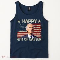 Happy 4th Of Easter Funny Usa Anti Biden Tank Top thumb 2