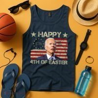 Happy 4th Of Easter Funny Usa Anti Biden Tank Top thumb 4
