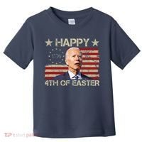 Happy 4th Of Easter Funny Usa Anti Biden Toddler T-Shirt thumb 0