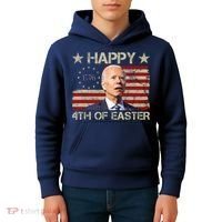 Happy 4th Of Easter Funny Usa Anti Biden Kids Hoodie thumb 4
