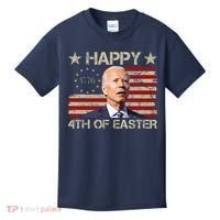 Happy 4th Of Easter Funny Usa Anti Biden Kids T-Shirt thumb 0