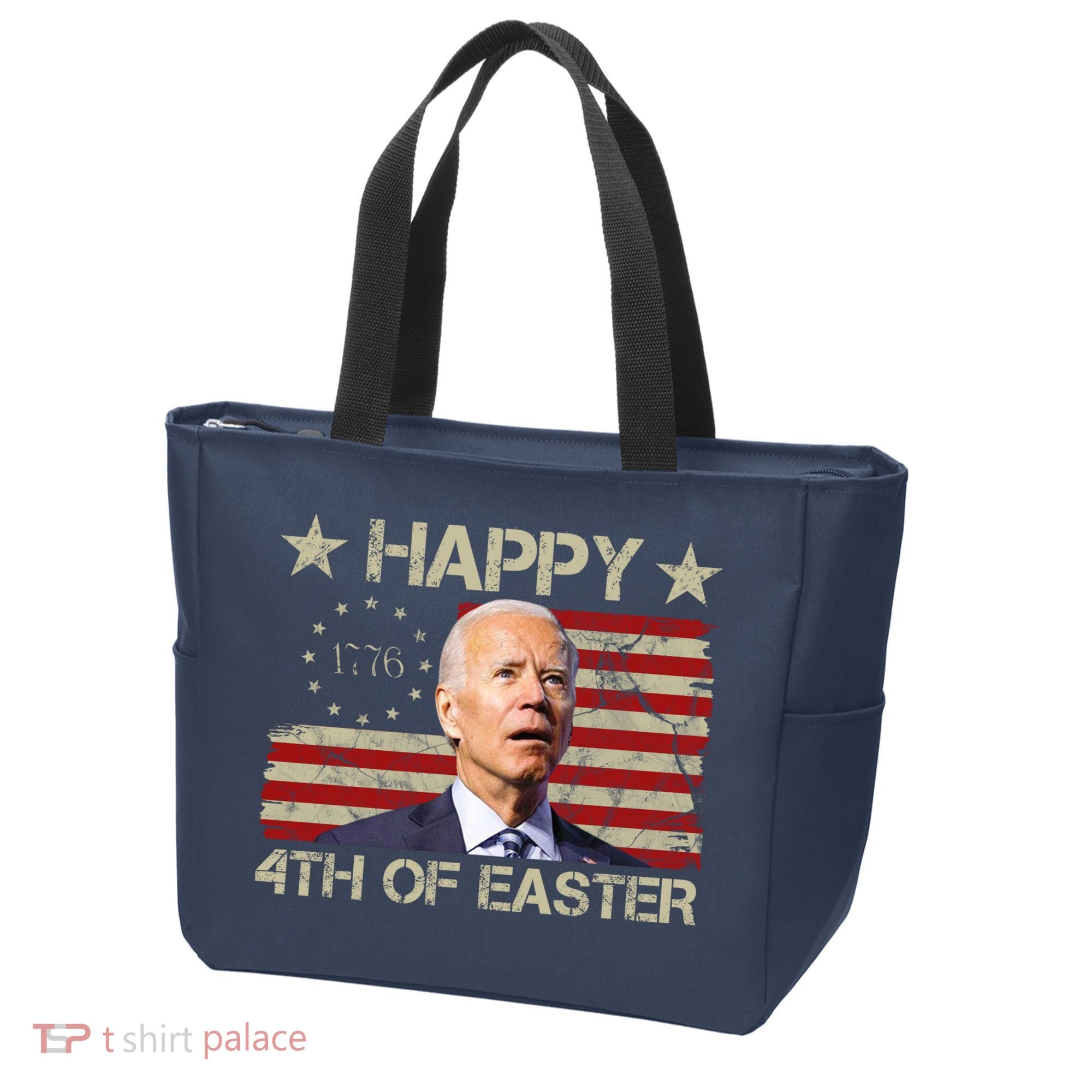Happy 4th Of Easter Funny Usa Anti Biden Tote Bag