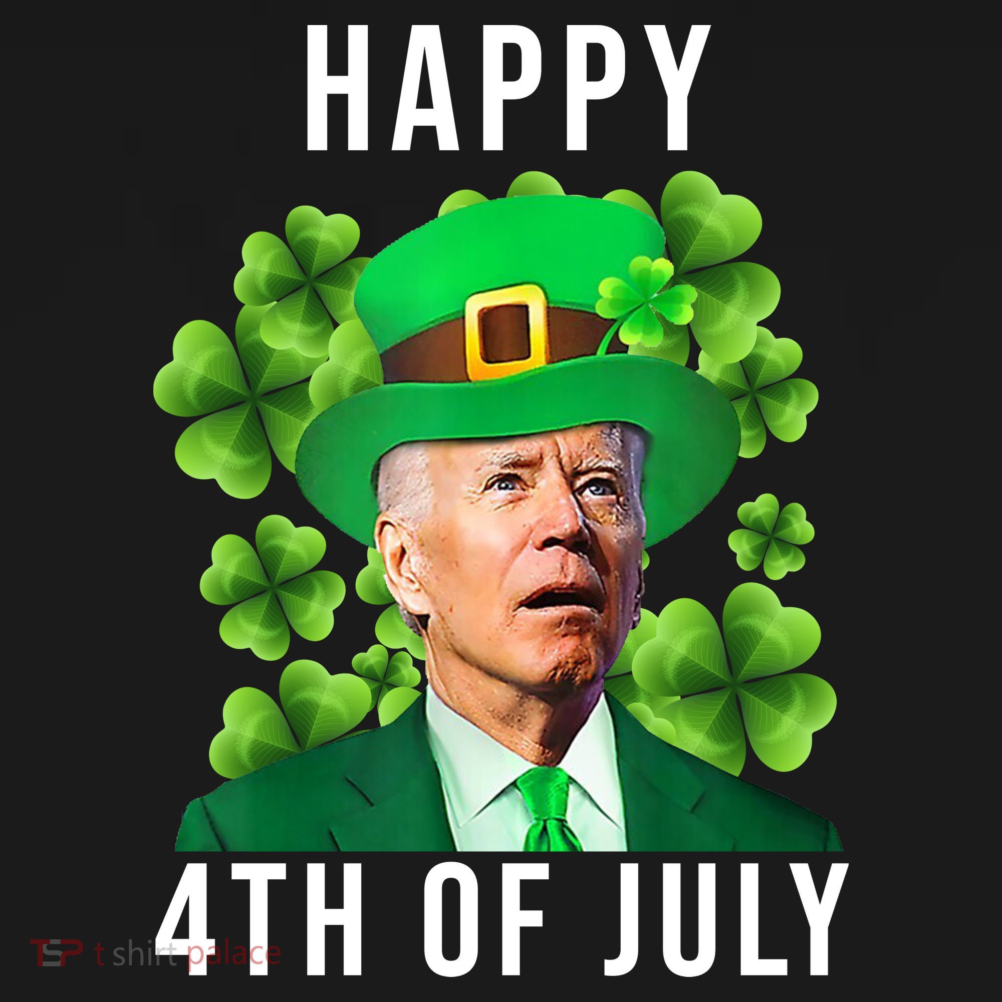Happy 4th Of July Joe Biden Funny St Patrick's Day Coaster