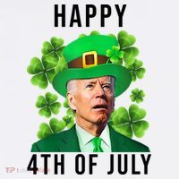 Happy 4th Of July Joe Biden Funny St Patrick's Day Tumbler thumb 3