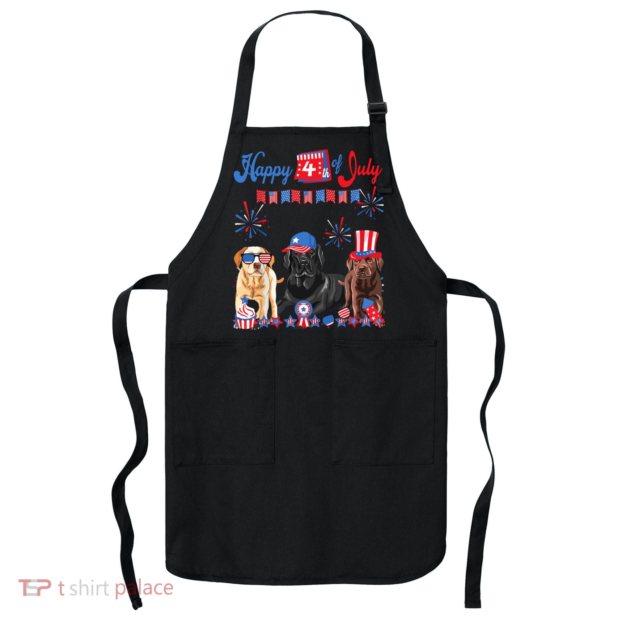 Happy 4th Of July Cool Independence Day Patriotic American Apron