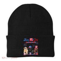 Happy 4th Of July Cool Independence Day Patriotic American Beanie thumb 0