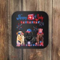 Happy 4th Of July Cool Independence Day Patriotic American Coaster thumb 0