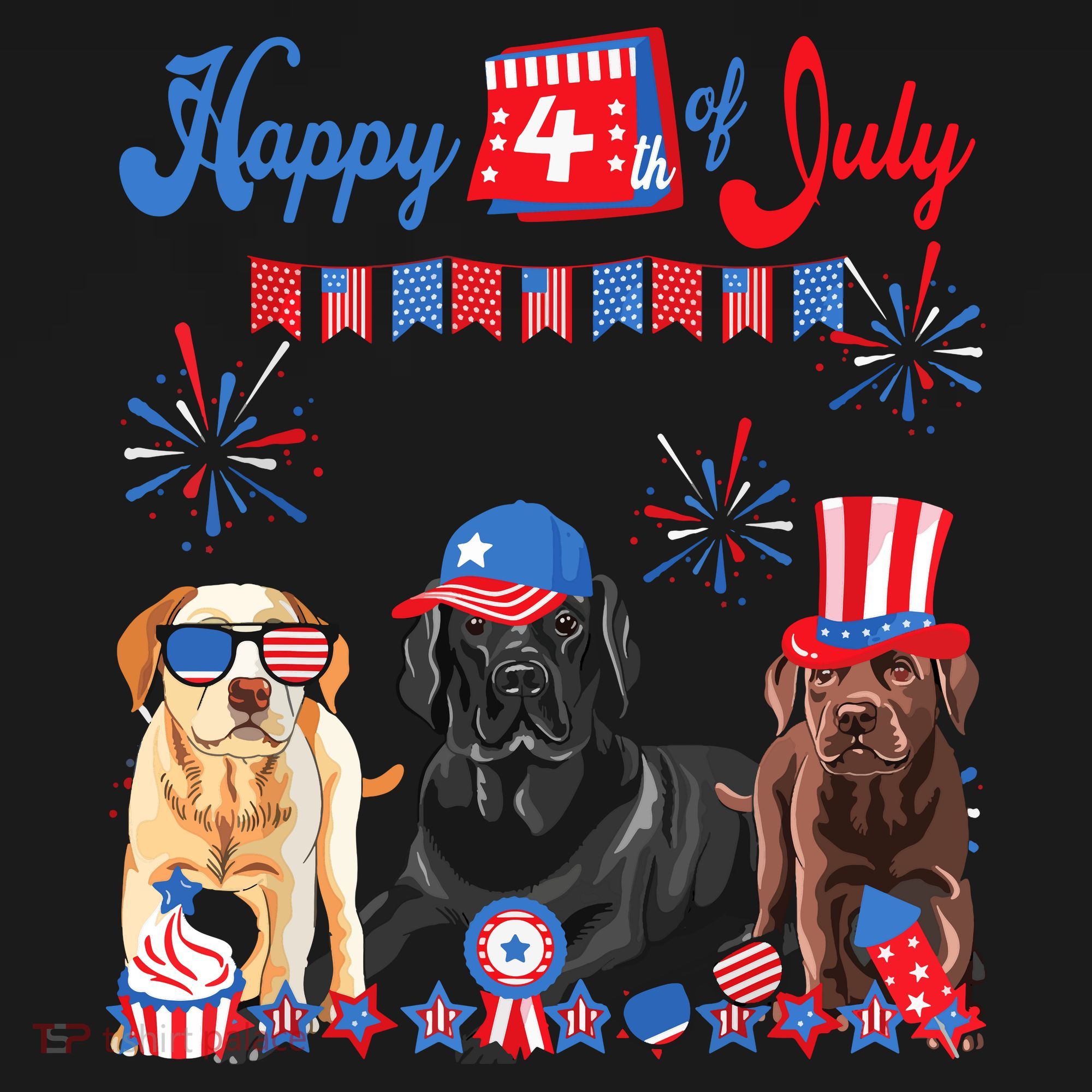 Happy 4th Of July Cool Independence Day Patriotic American Ornament