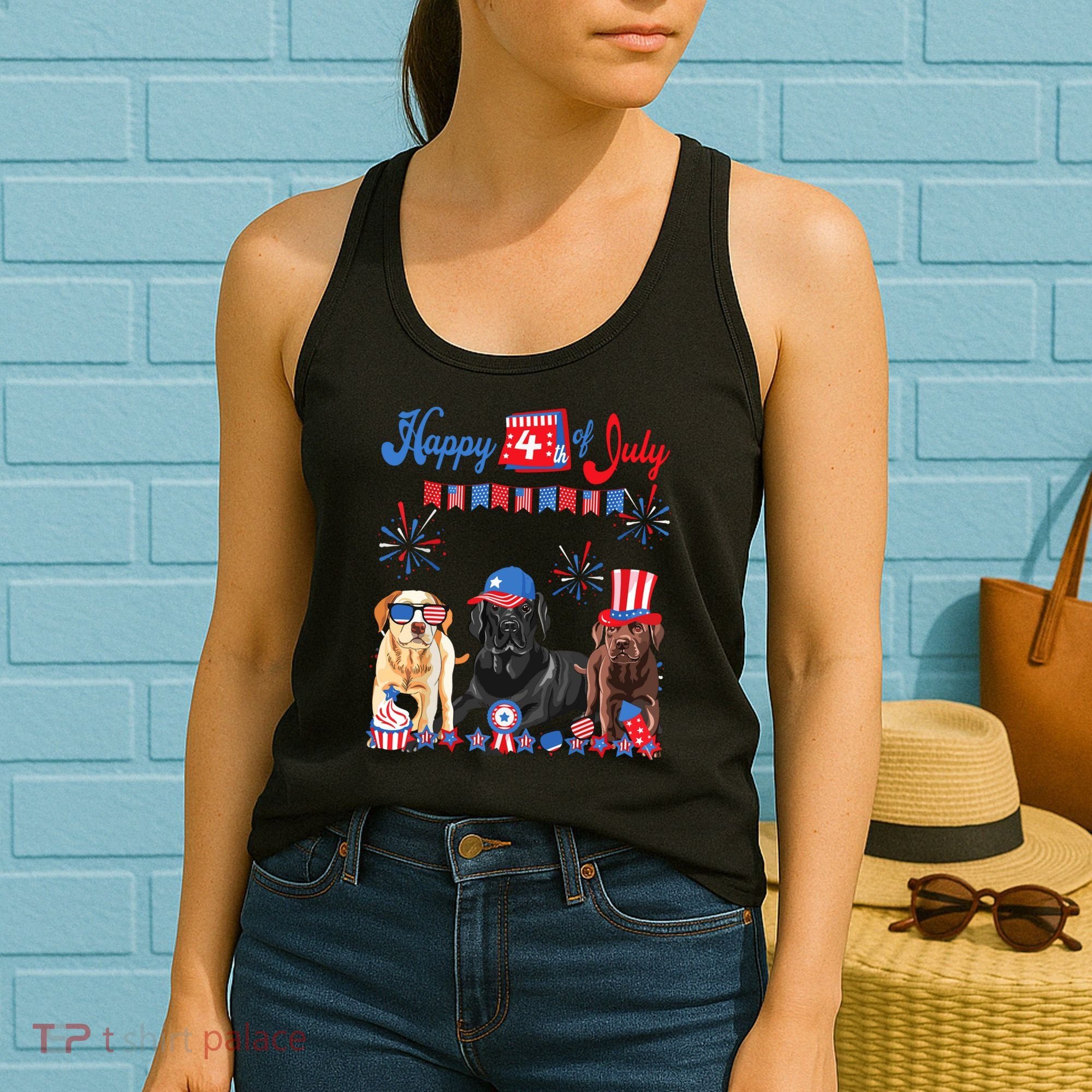 Happy 4th Of July Cool Independence Day Patriotic American Women's Tank Top