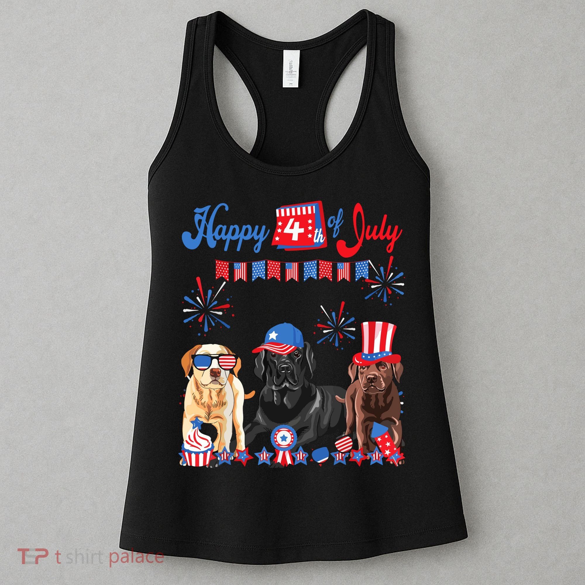 Happy 4th Of July Cool Independence Day Patriotic American Women's Tank Top