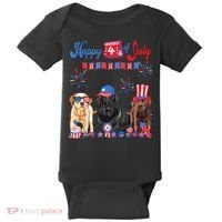 Happy 4th Of July Cool Independence Day Patriotic American Baby Bodysuit thumb 0