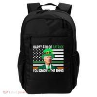 Happy 4th Of Patrick You Know The Thing Funny Biden Backpack thumb 0