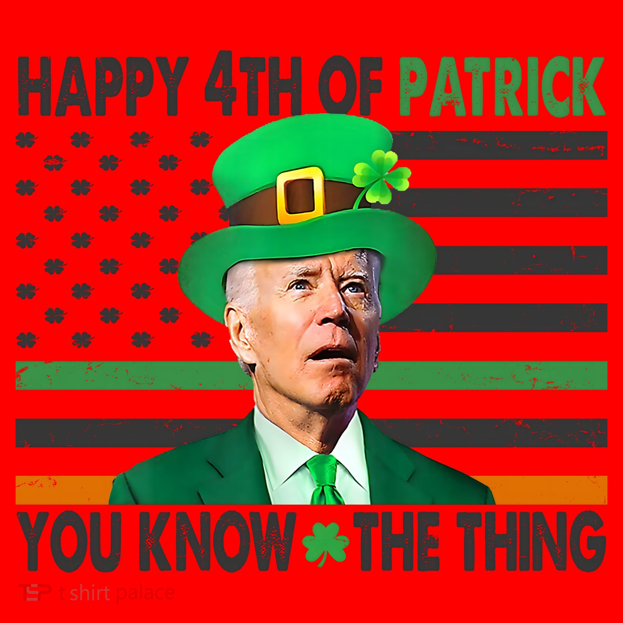 Happy 4th Of Patrick You Know The Thing Funny Biden Santa Hat