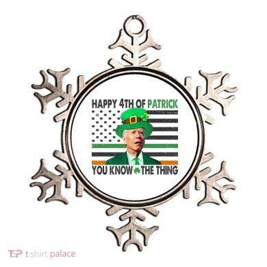 Happy 4th Of Patrick You Know The Thing Funny Biden Ornament