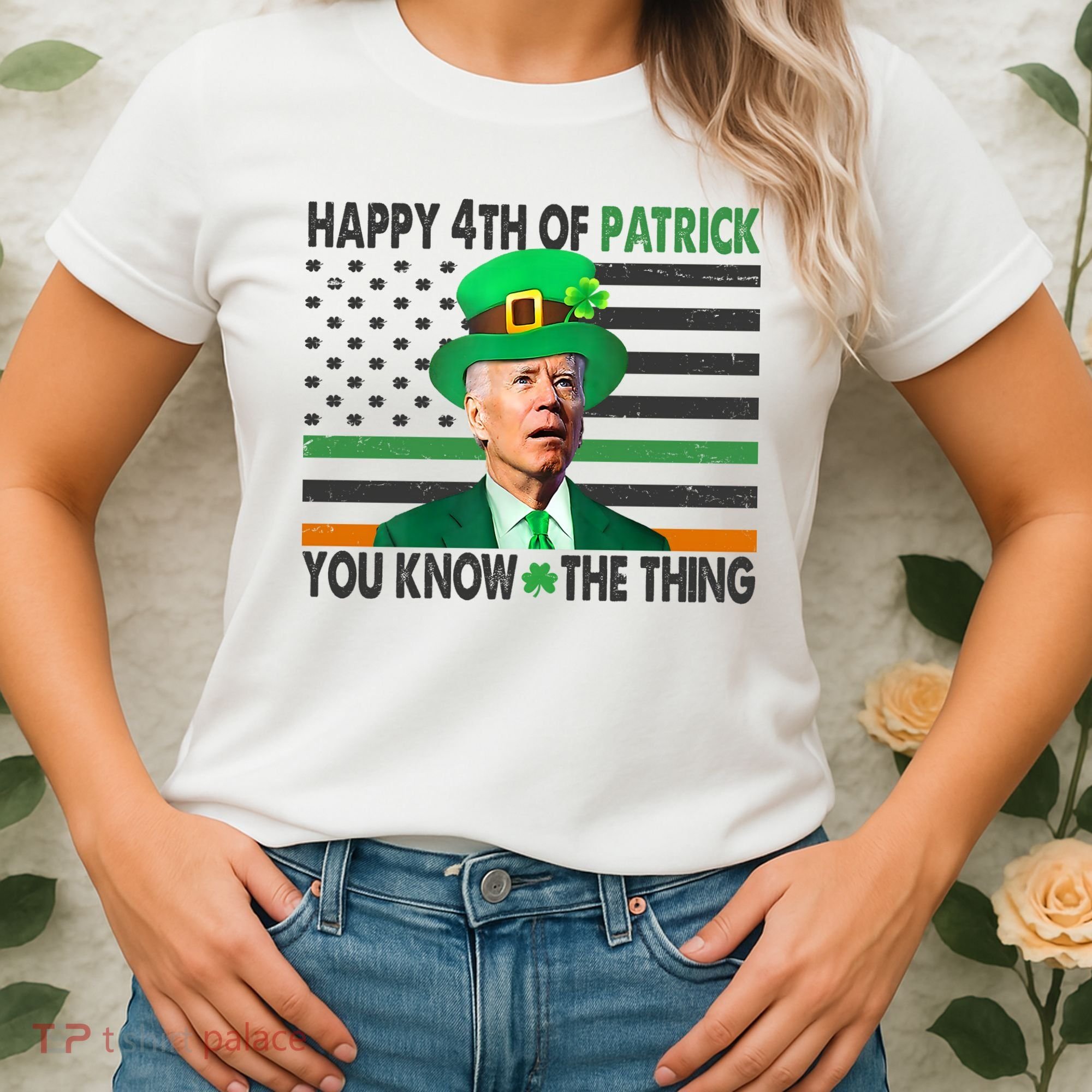 Happy 4th Of Patrick You Know The Thing Funny Biden Women's T-Shirt