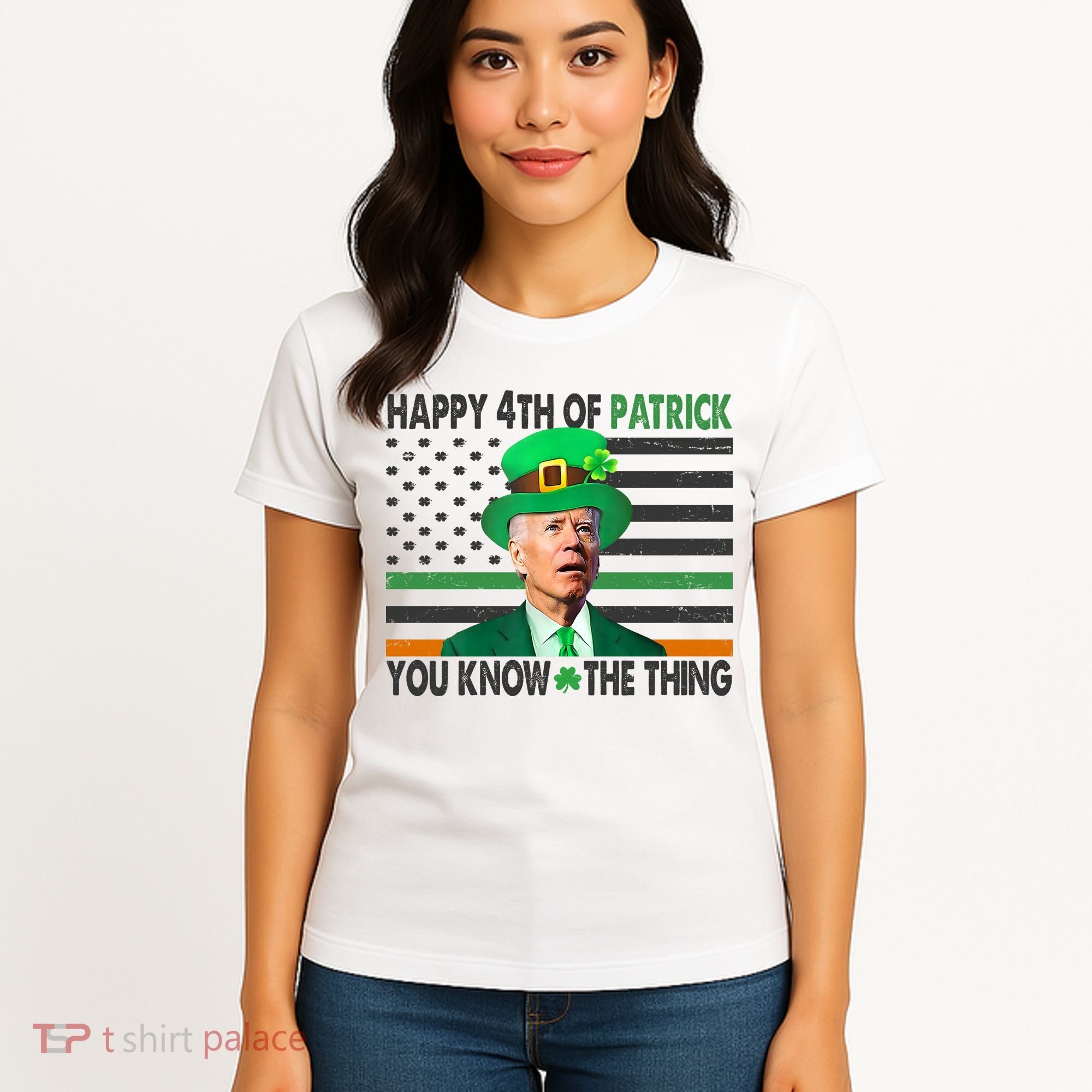 Happy 4th Of Patrick You Know The Thing Funny Biden Women's T-Shirt