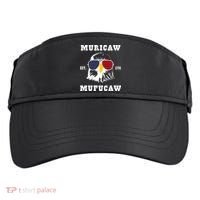 Happy 4th Of July Muricaw Mufucaw 1776 Adult Drive Performance Visor thumb 0