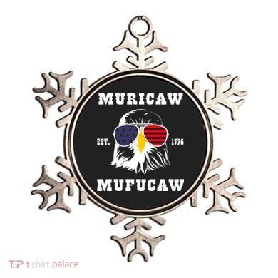 Happy 4th Of July Muricaw Mufucaw 1776 Ornament