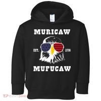 Happy 4th Of July Muricaw Mufucaw 1776 Toddler Hoodie thumb 0