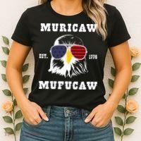 Happy 4th Of July Muricaw Mufucaw 1776 Women's T-Shirt thumb 2