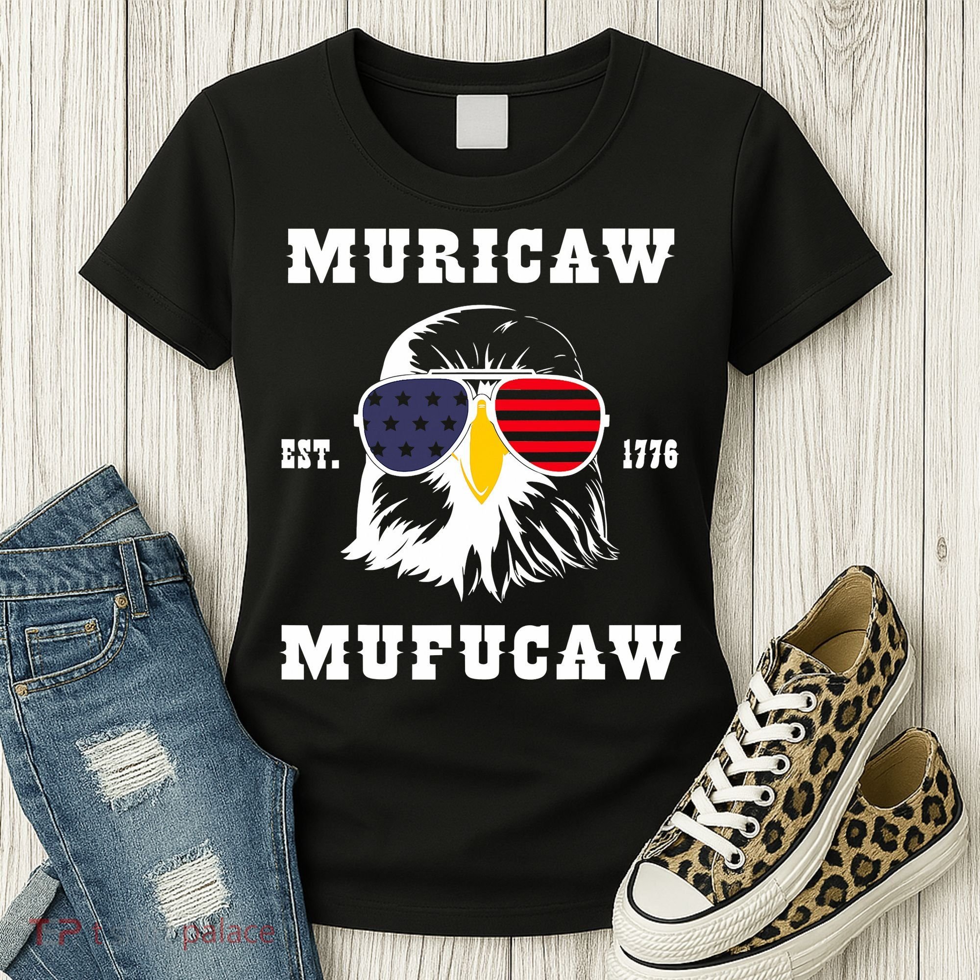 Happy 4th Of July Muricaw Mufucaw 1776 Women's T-Shirt