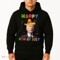 Happy 4th Of July Cinco De Mayo Funny Joe Biden Hoodie thumb 2