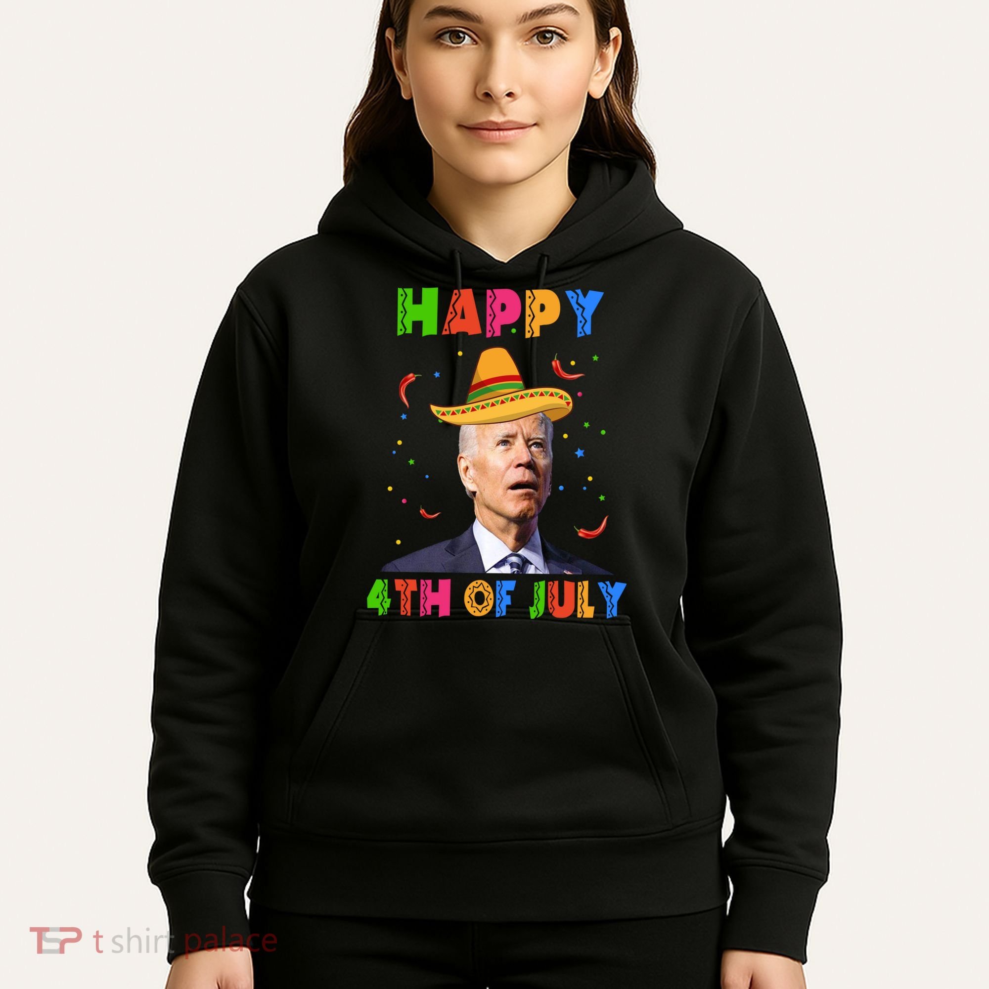 Happy 4th Of July Cinco De Mayo Funny Joe Biden Hoodie