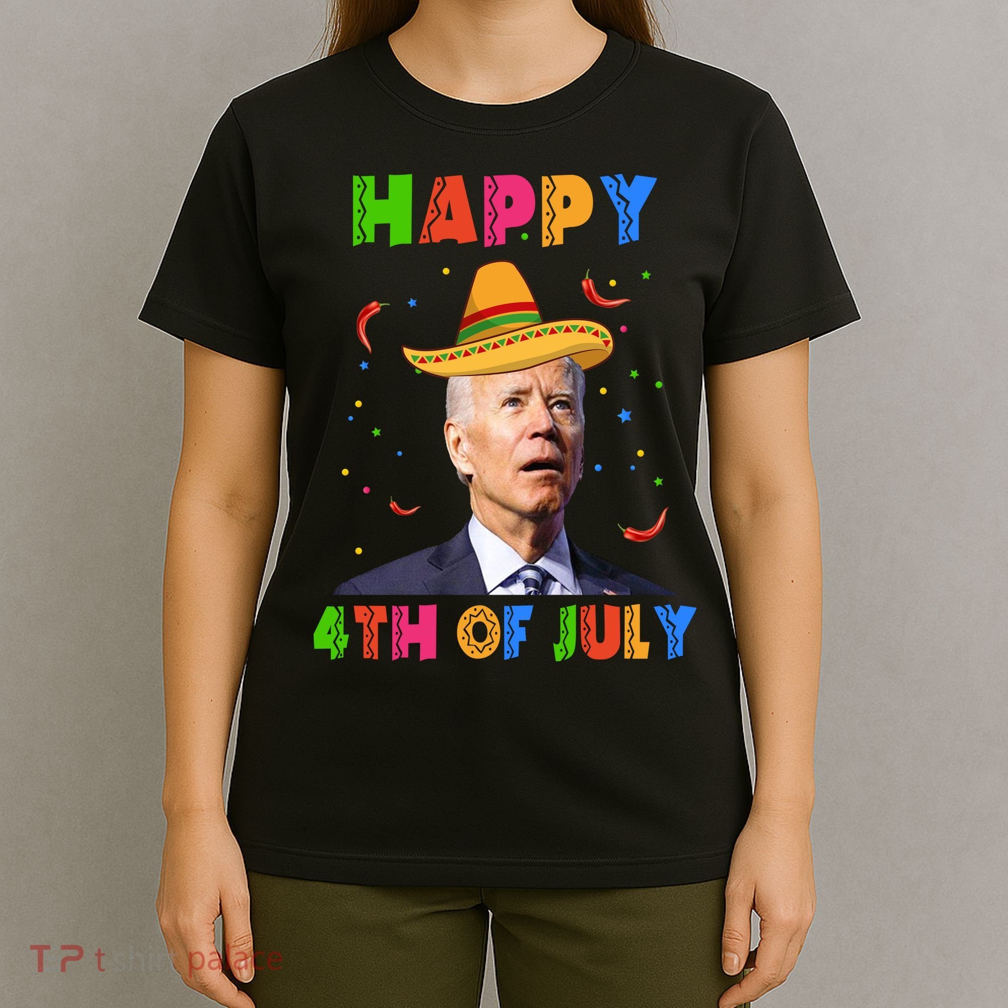 Happy 4th Of July Cinco De Mayo Funny Joe Biden T-Shirt