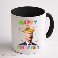 Happy 4th Of July Cinco De Mayo Funny Joe Biden Coffee Mug thumb 1