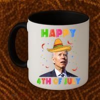 Happy 4th Of July Cinco De Mayo Funny Joe Biden Coffee Mug thumb 2