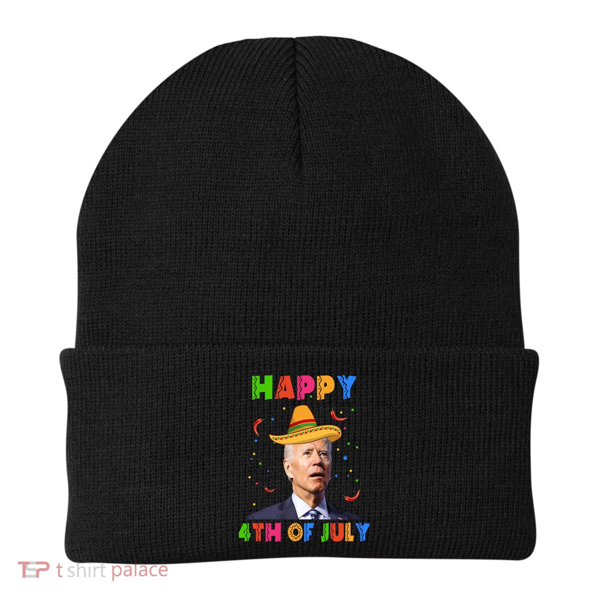 Happy 4th Of July Cinco De Mayo Funny Joe Biden Beanie
