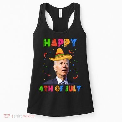 Happy 4th Of July Cinco De Mayo Funny Joe Biden Women's Tank Top