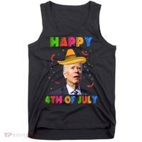 Happy 4th Of July Cinco De Mayo Funny Joe Biden Tank Top thumb 0