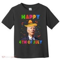 Happy 4th Of July Cinco De Mayo Funny Joe Biden Toddler T-Shirt thumb 0