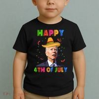 Happy 4th Of July Cinco De Mayo Funny Joe Biden Toddler T-Shirt thumb 2