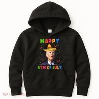 Happy 4th Of July Cinco De Mayo Funny Joe Biden Kids Hoodie thumb 0