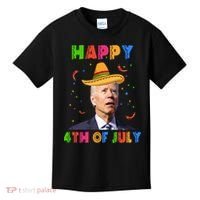 Happy 4th Of July Cinco De Mayo Funny Joe Biden Kids T-Shirt thumb 0