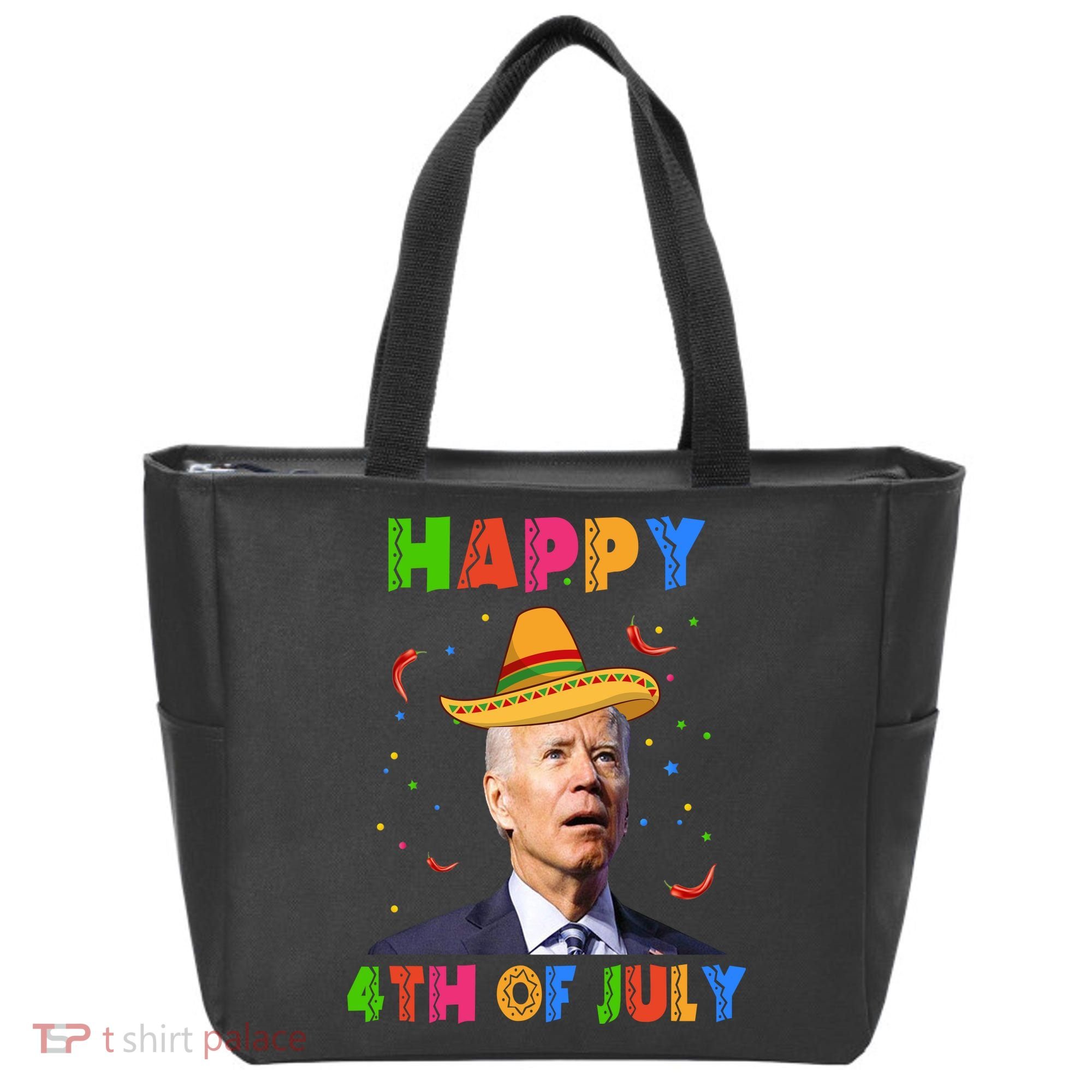Happy 4th Of July Cinco De Mayo Funny Joe Biden Tote Bag