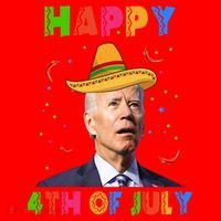 Happy 4th Of July Cinco De Mayo Funny Joe Biden Santa Hat thumb 1